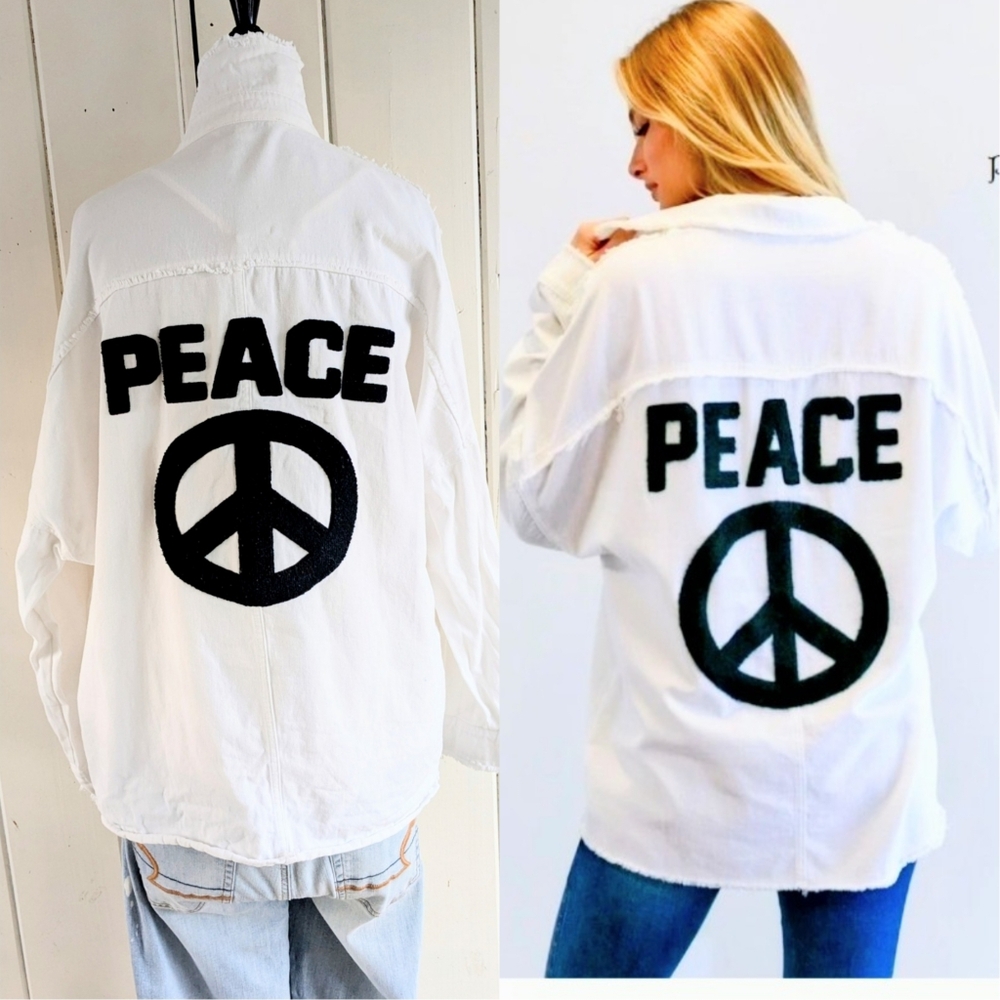 DAVI & DANI PEACE Shacket Jacket sz 3XL